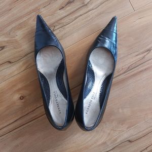 Kenneth Cole 2 inch black heels.